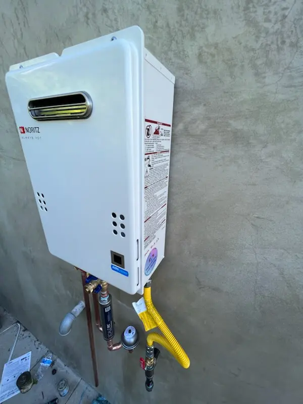 Tankless water heater installation for West Goshen Park homes